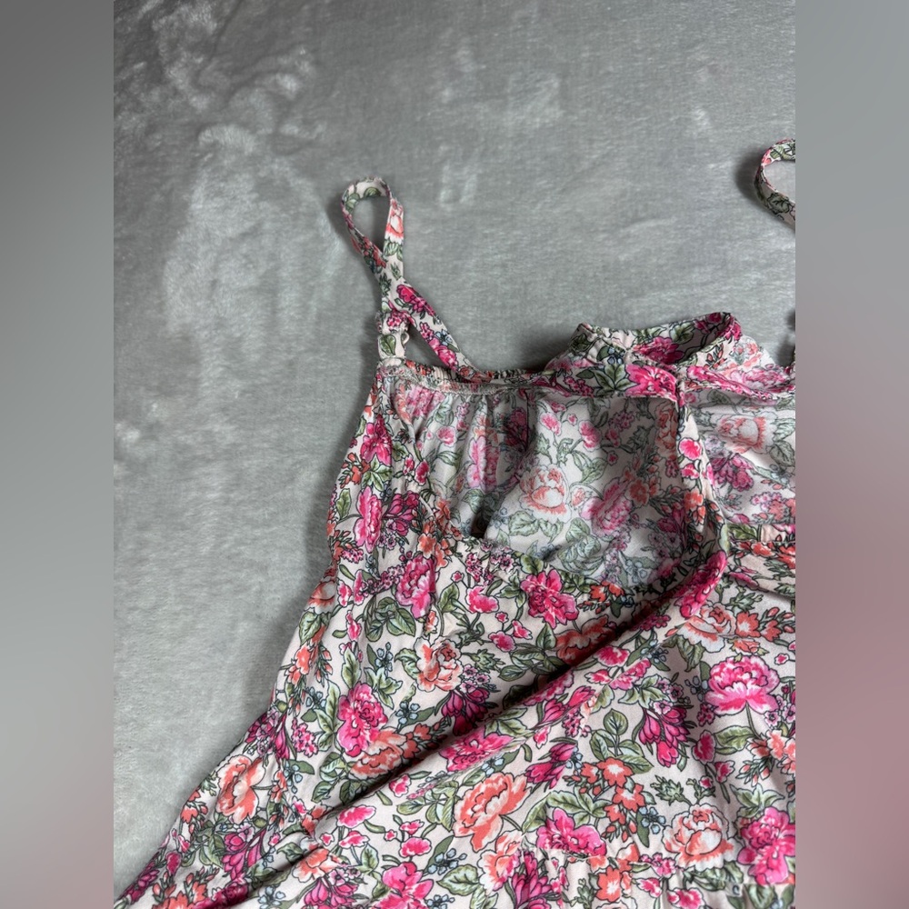 Old Navy Pink Floral Spaghetti-Strap Mini Dress - Picture 4 of 16